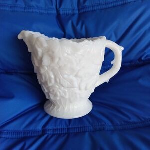 milk glass cup vintage
